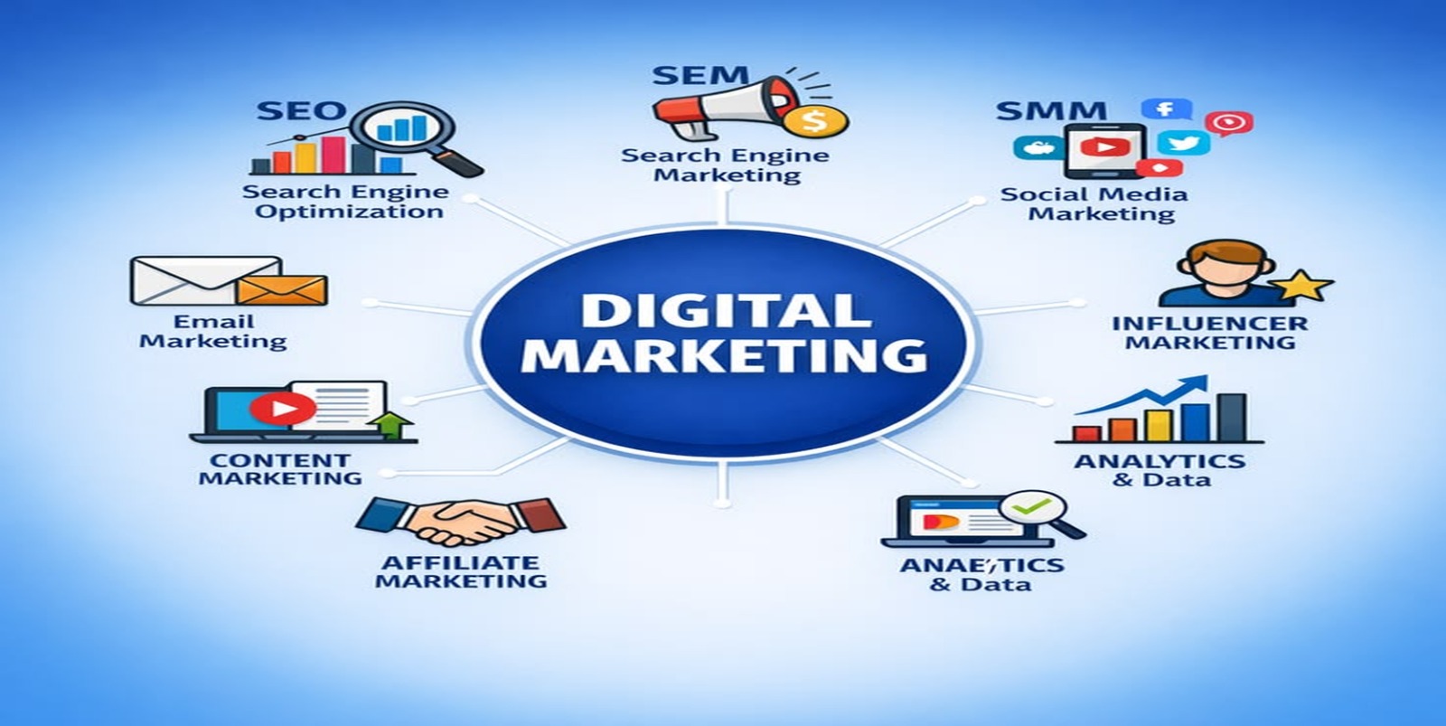 Digital Marketing for Businesses: Types, Benefits & Growth